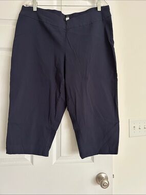 Apt. 9 Navy Cropped Ankle Pants